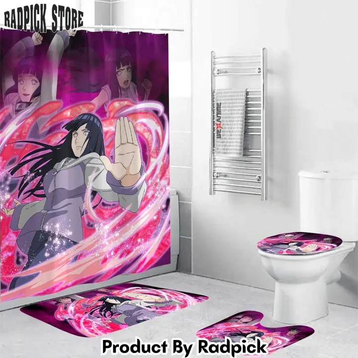 Hinata hyuga combo bathroom set anime decor idea   rp0202190